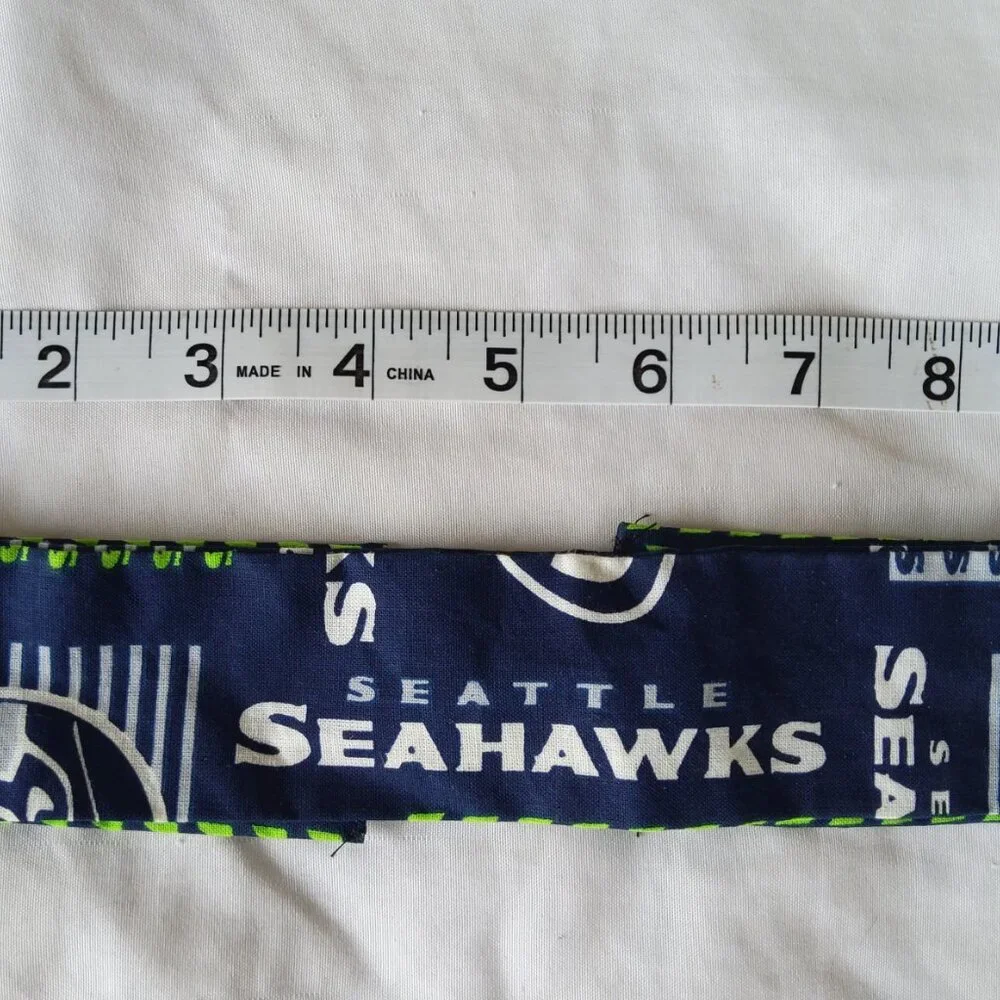 Handmade Seattle Seahawks Headband Sport Hair Accessory Game Day Workout Gear